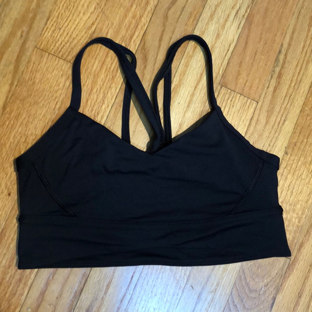 Black Lululemon Sports Bra size 4